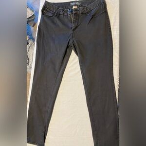 Women's Faded Glory 16A Black Skinny Jeans